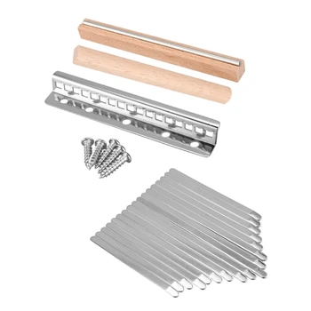 SEWS-for Kalimba Mbira DIY 17 Keys with Thumb Piano Bridge Percussion Instruments for Luthiers Makers
SEWS-for Kalimba Mbira DIY 17 Keys with Thumb Piano Bridge Percussion Instruments for Luthiers Makers