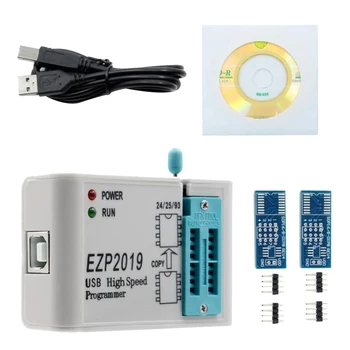 EZP2019 high-speed USB SPI Programmer Better than EZP2013 support 32M Flash 24 25 93 EEPROM 25 flash bios with Full Adapters
EZP2019 high-speed USB SPI Programmer Better than EZP2013 support 32M Flash 24 25 93 EEPROM 25 flash bios with Full Adapters