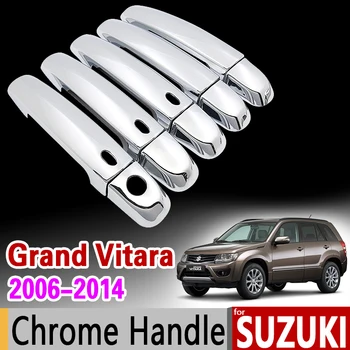 for Suzuki Grand Vitara 2006 - 2014 Chrome Handle Cover Trim Set Grand Nomade Escudo 2007 2009 2010 2012 Accessories Car Styling
for Suzuki Grand Vitara 2006 - 2014 Chrome Handle Cover Trim Set Grand Nomade Escudo 2007 2009 2010 2012 Accessories Car Styling