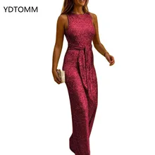 Sequin Silver Point Jumpsuit Round Neck Strapless Sleeveless Personality 2022 Sexy Backless Solid Women's Clothing
Sequin Silver Point Jumpsuit Round Neck Strapless Sleeveless Personality 2022 Sexy Backless Solid Women's Clothing