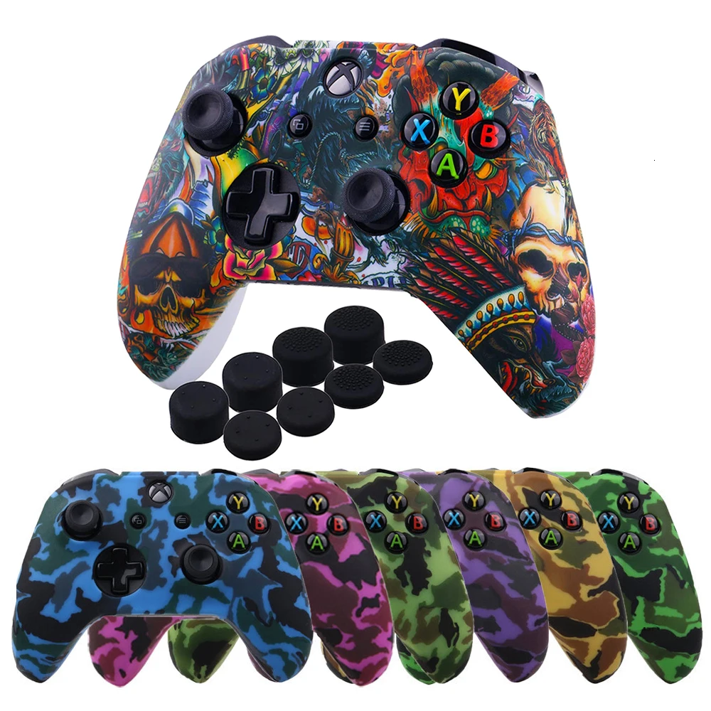 ZOMTOP Silicone Protective Skin Case For Xbox One X S Controller Protector Water Transfer Printing Camouflage Cover Grips Caps
ZOMTOP Silicone Protective Skin Case For Xbox One X S Controller Protector Water Transfer Printing Camouflage Cover Grips Caps