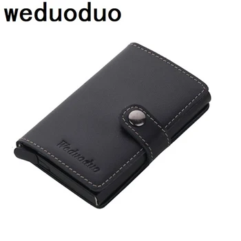Men Aluminum Wallet Genuine Leather Credit Card Holder RFID Metal Wallet Automatic pop up Antitheft Purse Business ID Cardholder
Men Aluminum Wallet Genuine Leather Credit Card Holder RFID Metal Wallet Automatic pop up Antitheft Purse Business ID Cardholder