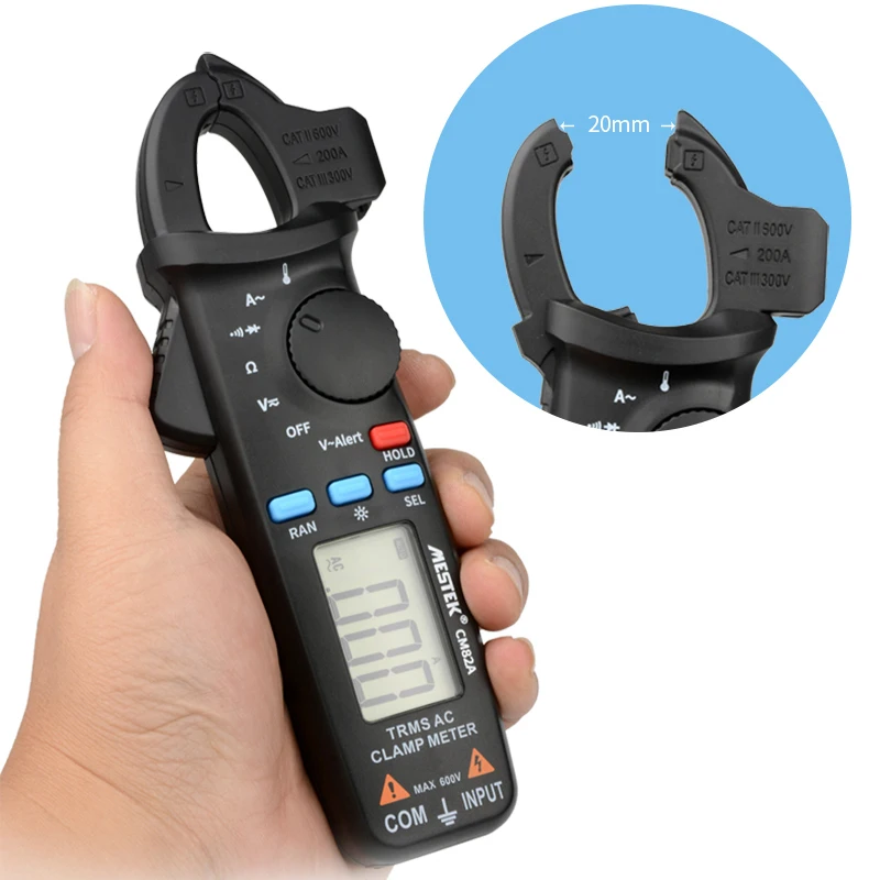 Clamp Meter CM82A/CM82B/CM82C Auto Range Multimeter AC/DC Pinza Amperimetrica True RMS Meter Voltage Ressistance Current Tester
Clamp Meter CM82A/CM82B/CM82C Auto Range Multimeter AC/DC Pinza Amperimetrica True RMS Meter Voltage Ressistance Current Tester