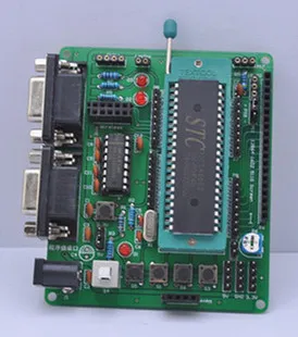 E02 STC12 Hardware Dual Serial Port MCU Development Board STC12LE STC12C5A60S2 AD