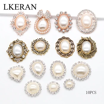 LKERAN 10pc ivory pearl series metal buttons flatback Crystal Pearl Decorative Button DIY handmade Flower Center Accessories
LKERAN 10pc ivory pearl series metal buttons flatback Crystal Pearl Decorative Button DIY handmade Flower Center Accessories