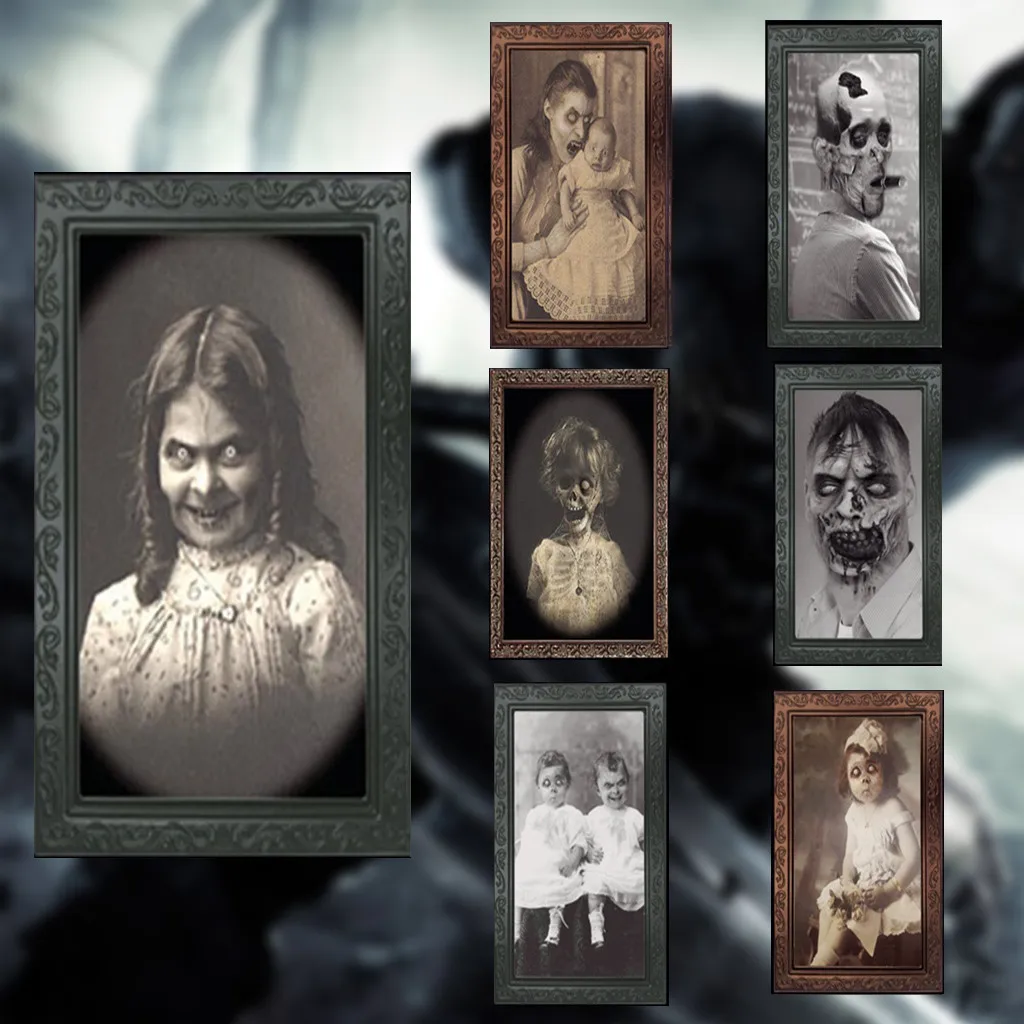 Halloween Bar Props Horror Picture Frame Lenticular 3D Changing Face Scary Portrait Haunted Spooky 8MP6
Halloween Bar Props Horror Picture Frame Lenticular 3D Changing Face Scary Portrait Haunted Spooky 8MP6