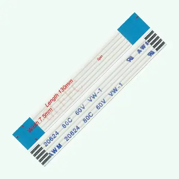 5pin 1.25pitch 130mm-1000mm A-type Flexible Flat Cable FFC awm 20624 ROHS for TTL LCD DVD Computer
5pin 1.25pitch 130mm-1000mm A-type Flexible Flat Cable FFC awm 20624 ROHS for TTL LCD DVD Computer