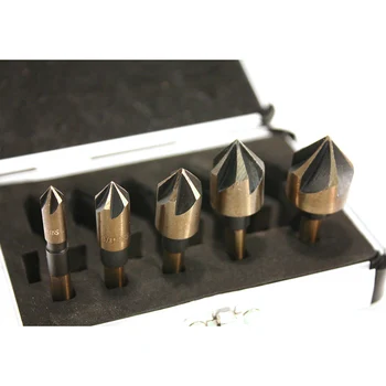 5pcs Industrial Countersink Drill Bits 5-Flutes Metal Chamfer Chamfering Cutter.
5pcs Industrial Countersink Drill Bits 5-Flutes Metal Chamfer Chamfering Cutter.