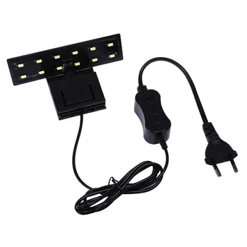 High-power Water Grass Lighting 12 LED Clip On Clamp Lamp For Small Aquarium Fish Tank 5W 220V EU Plug
High-power Water Grass Lighting 12 LED Clip On Clamp Lamp For Small Aquarium Fish Tank 5W 220V EU Plug