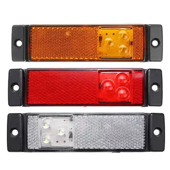2x 12V 24V 3 LED Side Marker Light Clearance Turn Light Signal Reflector Rear Indicator Truck Trailer Caravan Lorry Van 3 Color
2x 12V 24V 3 LED Side Marker Light Clearance Turn Light Signal Reflector Rear Indicator Truck Trailer Caravan Lorry Van 3 Color