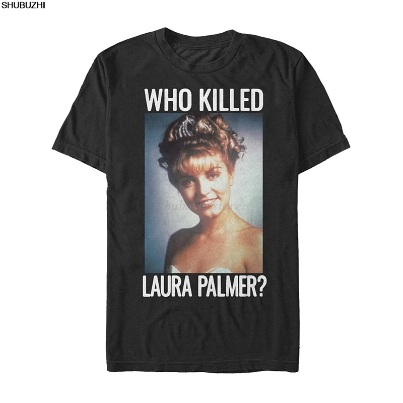 Мужская футболка с графическим принтом Твин Пикс кто убил Лауру Палмер sbz121 |