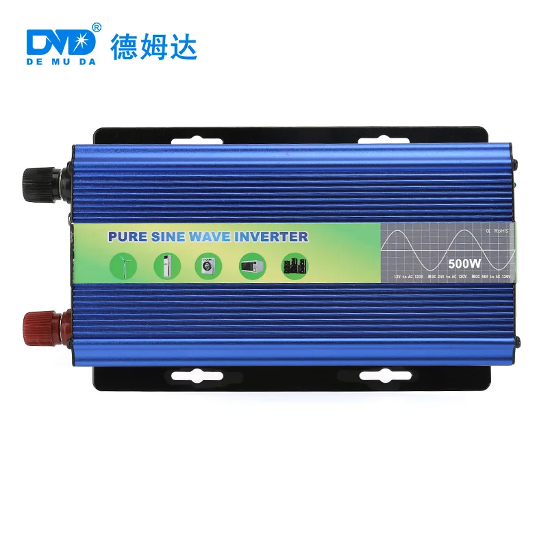 500va 12v/24v dc to ac power inverter for car with pure sine wave off grid type high quality
500va 12v/24v dc to ac power inverter for car with pure sine wave off grid type high quality