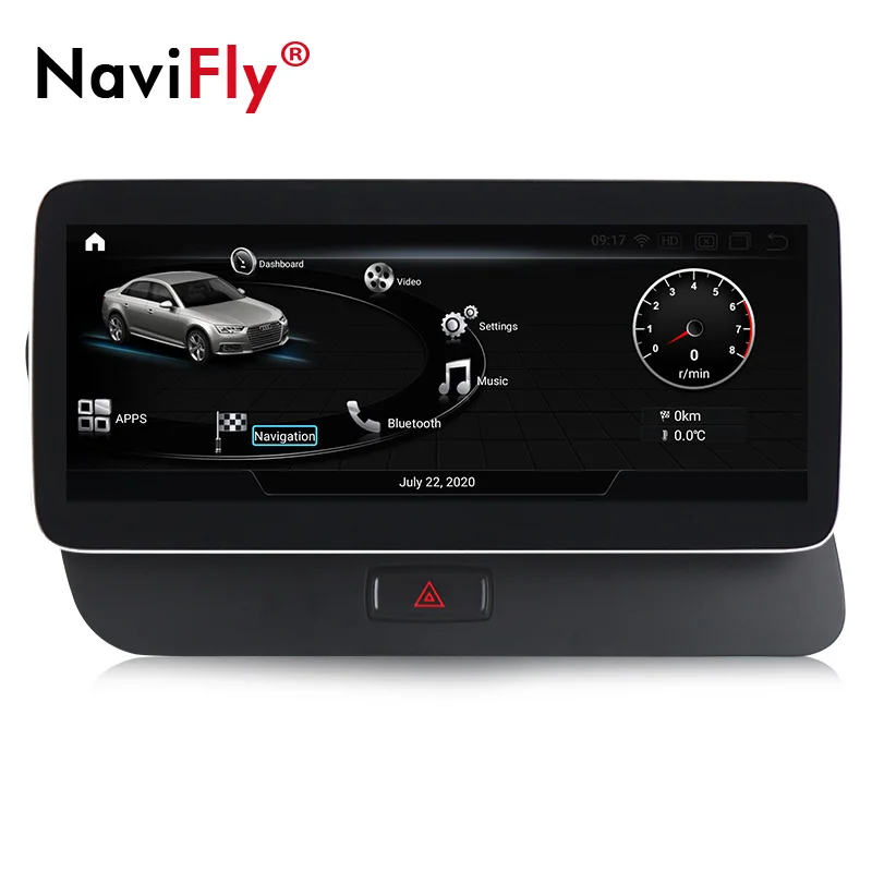 Navifly MSM8953 4 Гб + 64 ГБ Android 10 0 автомобильный мультимедийный плеер для Audi Q5 8R 2009 2016