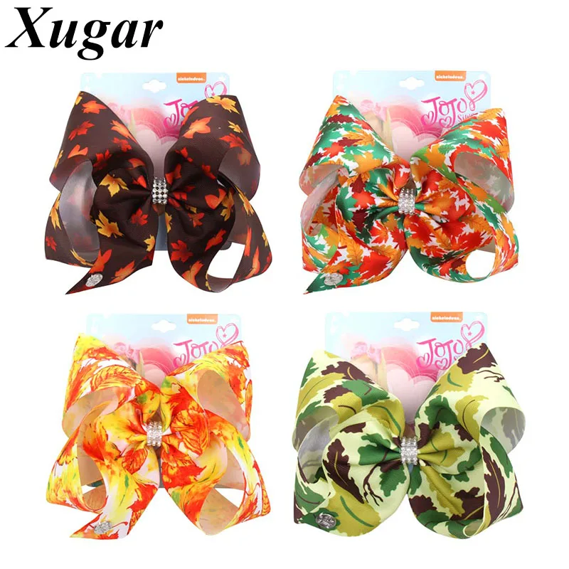 8" Jumbo JoJo Siwa Hair Bows for Girls Print Ribbon Bowknot Rhinestone Hairgrips JOJO BOWS Hair Clip Fashion Hair Accessories 
8" Jumbo JoJo Siwa Hair Bows for Girls Print Ribbon Bowknot Rhinestone Hairgrips JOJO BOWS Hair Clip Fashion Hair Accessories