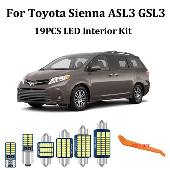 19Pcs White Canbus led Car interior lights Kit for Toyota Sienna L3 ASL3 GSL3 led Dome Map Door Trunk lights 2011-2018 2019
19Pcs White Canbus led Car interior lights Kit for Toyota Sienna L3 ASL3 GSL3 led Dome Map Door Trunk lights 2011-2018 2019