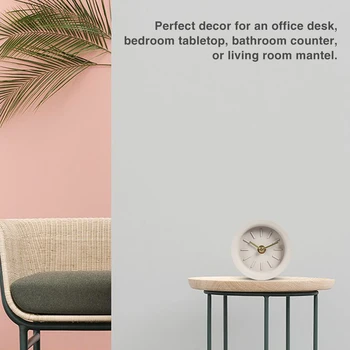 Table Clock Cement Industrial Style Home Decor Silent Movement Guest Room Desk Battery Operated Portable Round Bedside Office
Table Clock Cement Industrial Style Home Decor Silent Movement Guest Room Desk Battery Operated Portable Round Bedside Office