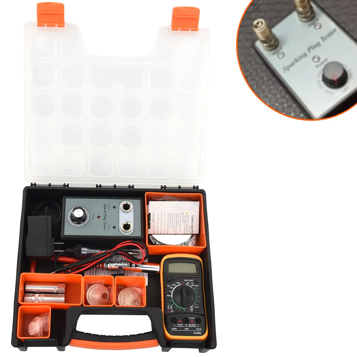 Cross Border for Car Diplopore Spark Plug Tester Car Multimeter Spark Plug Overhaul/Replacement Kit
Cross Border for Car Diplopore Spark Plug Tester Car Multimeter Spark Plug Overhaul/Replacement Kit