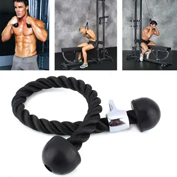 Fitness Rope Gym Outdoors Abdominal Muscles Motion Exercise Rope Tricep Rope Durable Practical Black Reduce Weight Device Home
Fitness Rope Gym Outdoors Abdominal Muscles Motion Exercise Rope Tricep Rope Durable Practical Black Reduce Weight Device Home