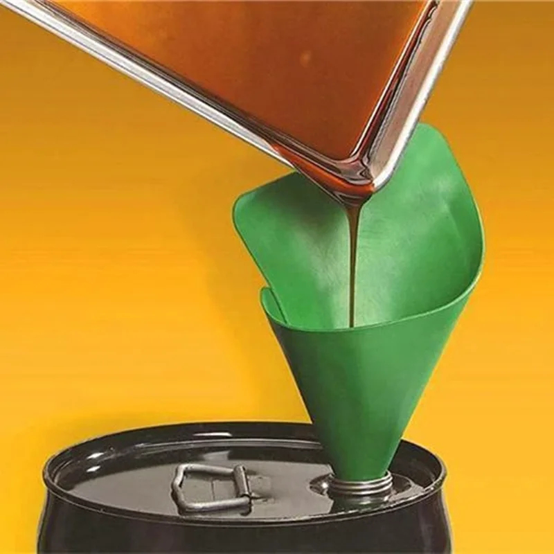 Universal Fill Transfer Collapsible Silicone Car Auto Engine Funnel Gasoline Oil Fuel Petrol Diesel Liquid Washer Fluid Change
Universal Fill Transfer Collapsible Silicone Car Auto Engine Funnel Gasoline Oil Fuel Petrol Diesel Liquid Washer Fluid Change