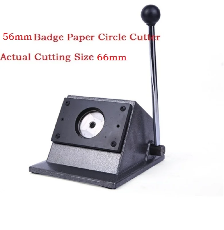 Round Paper Circle Cutter Badge Paper Cutting Machine for 56mm button badge making Tools (Actual Cutting Size 66MM)
Round Paper Circle Cutter Badge Paper Cutting Machine for 56mm button badge making Tools (Actual Cutting Size 66MM)