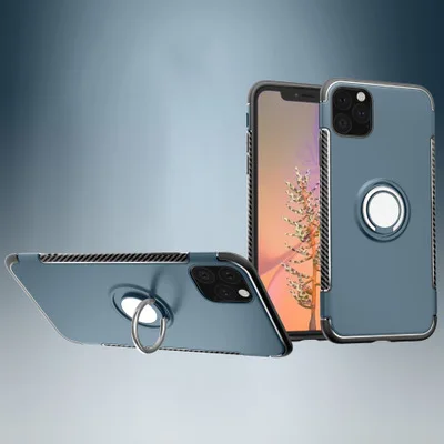 For Apple iphone 11 Case Hard PC+Silicone With Stand Ring Magnet Hybrid Protect Back Cover case for iphone 11 Pro Max iphone11
For Apple iphone 11 Case Hard PC+Silicone With Stand Ring Magnet Hybrid Protect Back Cover case for iphone 11 Pro Max iphone11
