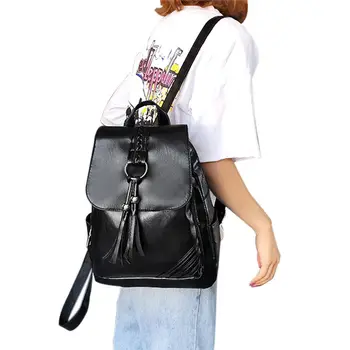 Women Girl PU Leather School Bags Waterproof Backpack Travel Rucksack Tassel Outdoor Casual Backpacks
Women Girl PU Leather School Bags Waterproof Backpack Travel Rucksack Tassel Outdoor Casual Backpacks