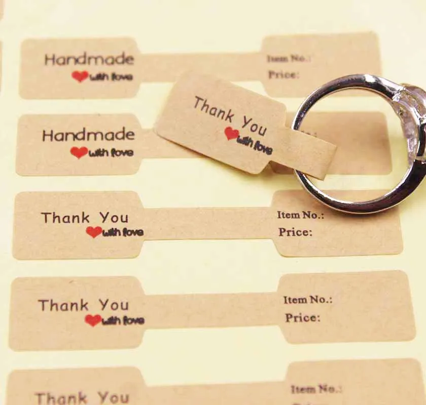 2018 100PCS multi style paper folded ring labels white/kraft thank you self adhesive price labels sticker for jewelry 6*1.20cm
2018 100PCS multi style paper folded ring labels white/kraft thank you self adhesive price labels sticker for jewelry 6*1.20cm