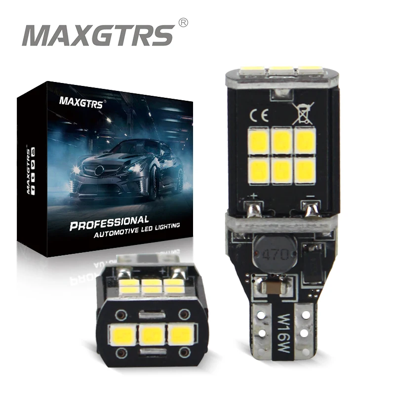 2x натуральная T15 W16W 921 912 Белый светодиодный Canbus без ошибок резервного копирования