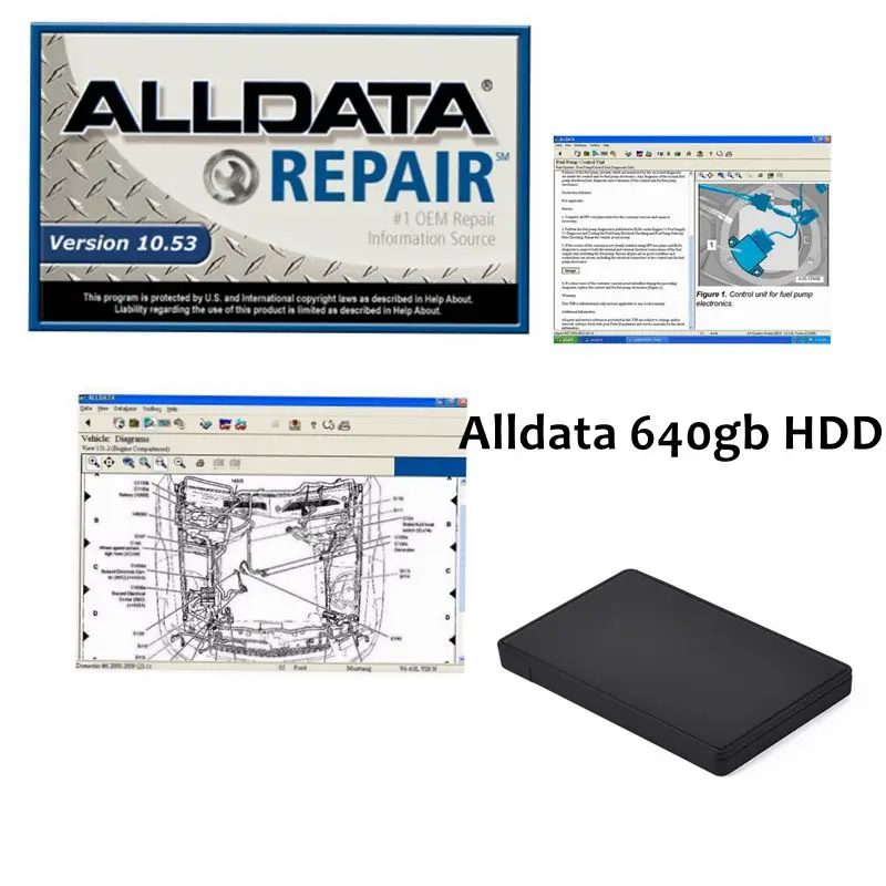 Software Alldata Auto Repair Data 640gb HDD Auto Diagnostic Alldata 10.53 Support Windows 7/8 USB3.0 Teamviewer installation
Software Alldata Auto Repair Data 640gb HDD Auto Diagnostic Alldata 10.53 Support Windows 7/8 USB3.0 Teamviewer installation