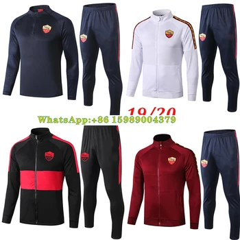19 20 Men ROMA soccer tracksuit 2019 2020 adult Rome football tracksuit jacket football training suit jogging survetement
19 20 Men ROMA soccer tracksuit 2019 2020 adult Rome football tracksuit jacket football training suit jogging survetement