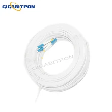2LC/UPC-2LC/UPC FTTH outdoor 4 steel 2 single-mode core fiber optic jumper drop cable white sheath 10M-500M
2LC/UPC-2LC/UPC FTTH outdoor 4 steel 2 single-mode core fiber optic jumper drop cable white sheath 10M-500M