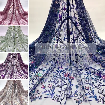 Tree Flower Pattern Sequin Embroidered Cloth Fabric Mesh Embroidery Lace Fabric
Tree Flower Pattern Sequin Embroidered Cloth Fabric Mesh Embroidery Lace Fabric