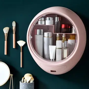 Wall-mounted Dustproof Cosmetic Makeup Storage Display Holder Organizer Box Cosmetic storage shelf rack punch-free bathroom rack
Wall-mounted Dustproof Cosmetic Makeup Storage Display Holder Organizer Box Cosmetic storage shelf rack punch-free bathroom rack