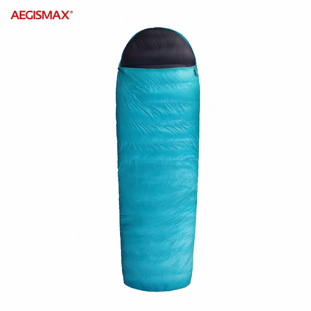 

AEGISMAX EPLUS Outdoor Sleeping Bag 14℉~25℉ FP800 Ultralight 95% Goose Down Portable Envelope Mummy Type Splicing Sleeping Bag