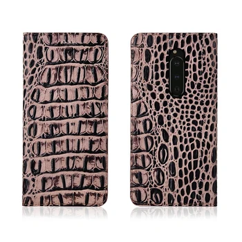 Crocodile pattern genuine leather magnetic phone case card slot holder for Sony Xperia XZ4/Sony Xperia 1 flip case phone bag
Crocodile pattern genuine leather magnetic phone case card slot holder for Sony Xperia XZ4/Sony Xperia 1 flip case phone bag