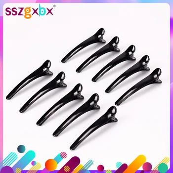 10PCS Professional Hairdressing Salon Hairpins Black Plastic Single Prong DIY Alligator Hair Clip Hair Care Styling Tools
10PCS Professional Hairdressing Salon Hairpins Black Plastic Single Prong DIY Alligator Hair Clip Hair Care Styling Tools