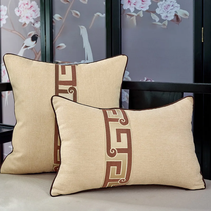 Chinese Style Pillow Covers Decor For Sofa Throw Pillows Simple Cushion Cover Cotton Linen Pillowcases Decorative Fall Pillows
Chinese Style Pillow Covers Decor For Sofa Throw Pillows Simple Cushion Cover Cotton Linen Pillowcases Decorative Fall Pillows