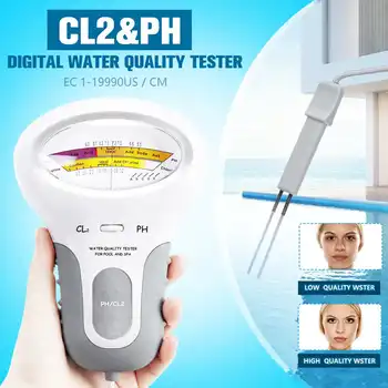 2 In 1 PH CL2 Chlorine Tester Water Quality PH & Chlorine PC-101 Level Portable Digital PH Meter Pool Spa Analytical Instrument
2 In 1 PH CL2 Chlorine Tester Water Quality PH & Chlorine PC-101 Level Portable Digital PH Meter Pool Spa Analytical Instrument