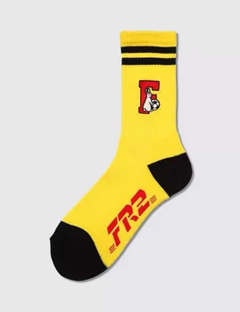 FR2 Rabbit Sock Men Women Rabbits kick Ball Embroidery Pattern Black Yellow Contrast Unisex High Quality Sports socks
FR2 Rabbit Sock Men Women Rabbits kick Ball Embroidery Pattern Black Yellow Contrast Unisex High Quality Sports socks