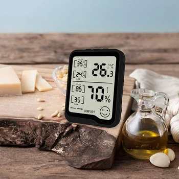 Digital Hygrometer & Thermometer with Humidity & Temperature Gauge with LCD Screen Display Digital Humidity Thermometer Indicato
Digital Hygrometer & Thermometer with Humidity & Temperature Gauge with LCD Screen Display Digital Humidity Thermometer Indicato