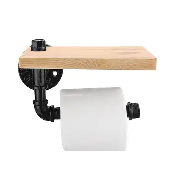 Toilet Paper Roll Holder Water Pipe Rack With Phone Holder Wall Mounted Shelf Rustic Industrial Floating
Toilet Paper Roll Holder Water Pipe Rack With Phone Holder Wall Mounted Shelf Rustic Industrial Floating