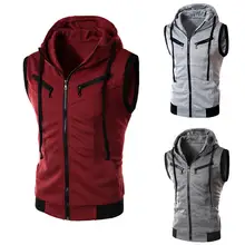 Color Block Vest Summer Sports Men Zipper Sleeveless Fitness Hoodies Hooded Men's Clothing AUSO
Color Block Vest Summer Sports Men Zipper Sleeveless Fitness Hoodies Hooded Men's Clothing AUSO
