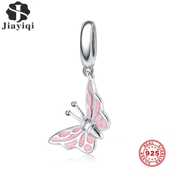 Jiayiqi A Pink Butterfly Charm Silver 925 Jewelry 925 Sterling Silver Beads Charms Fit Women'S Original Bracelets DIY Gift
Jiayiqi A Pink Butterfly Charm Silver 925 Jewelry 925 Sterling Silver Beads Charms Fit Women'S Original Bracelets DIY Gift