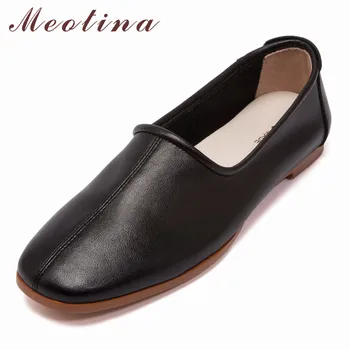 Meotina Spring Ballet Flats Women Shoes Natural Genuine Leather Flat Loafers Shoes Cow Leather Square Toe Shoes Lady Red Size 39
Meotina Spring Ballet Flats Women Shoes Natural Genuine Leather Flat Loafers Shoes Cow Leather Square Toe Shoes Lady Red Size 39
