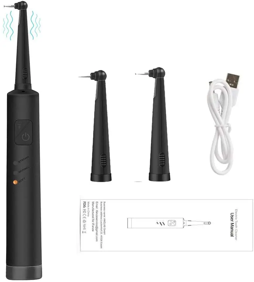 Teeth Cleaner Kit With 3 Working Modes Portable Ultrasonic Tooth Cleaner 2 Replaceable Heads And Led Light Teeth Stain Remover
Teeth Cleaner Kit With 3 Working Modes Portable Ultrasonic Tooth Cleaner 2 Replaceable Heads And Led Light Teeth Stain Remover