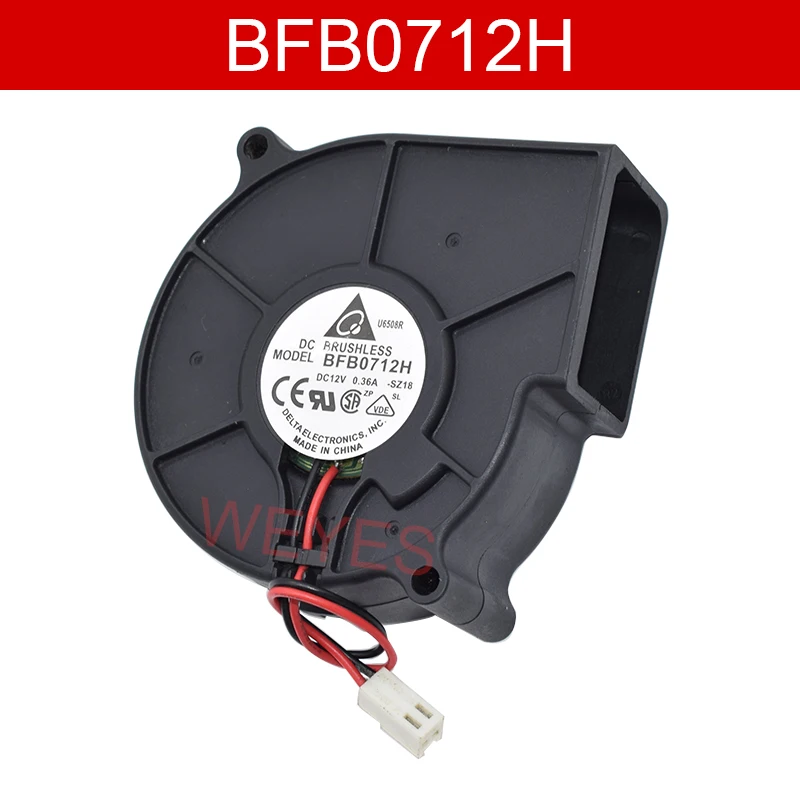 Вентилятор BFB0712H 7530 12 В А, 2 провода для бесщеточного охлаждающего вентилятора
Вентилятор BFB0712H 7530 12 В А, 2 провода для бесщеточного охлаждающего вентилятора