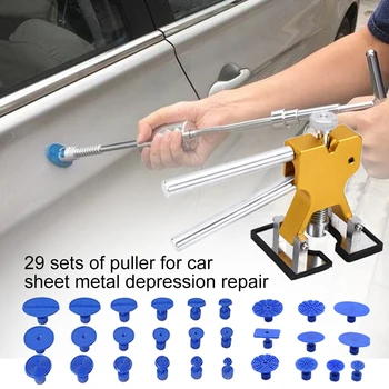29pcs Flattener Hand Extractor Paintless Professional Lifting Lightweight Universal Car Auto Dent Repair Tool Kit Glue Tabs
29pcs Flattener Hand Extractor Paintless Professional Lifting Lightweight Universal Car Auto Dent Repair Tool Kit Glue Tabs
