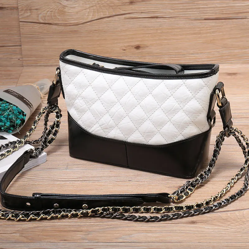 Fashion Bucket Bags Genuine Leather Designer Totes Color-blocking Messengers Bags All-Match Handbags
Fashion Bucket Bags Genuine Leather Designer Totes Color-blocking Messengers Bags All-Match Handbags