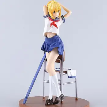 25cm Fate Zero Fate Stay Sailor Clothes Saber With Chair Japanese Anime Figures Action Toy Figures Pvc Model Collection Cartoon
25cm Fate Zero Fate Stay Sailor Clothes Saber With Chair Japanese Anime Figures Action Toy Figures Pvc Model Collection Cartoon