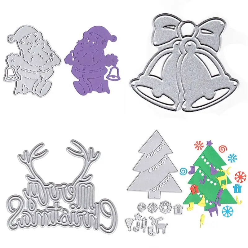 14 pcs Christmas tree Santa bell Cutting Dies for DIY Scrapbook Tool card making
14 pcs Christmas tree Santa bell Cutting Dies for DIY Scrapbook Tool card making